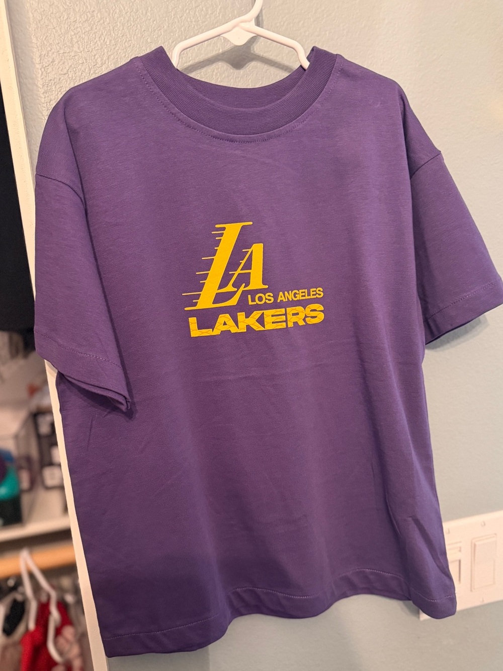 Zara Kids 7/8 years LA Lakers NBA cotton shirt NWT